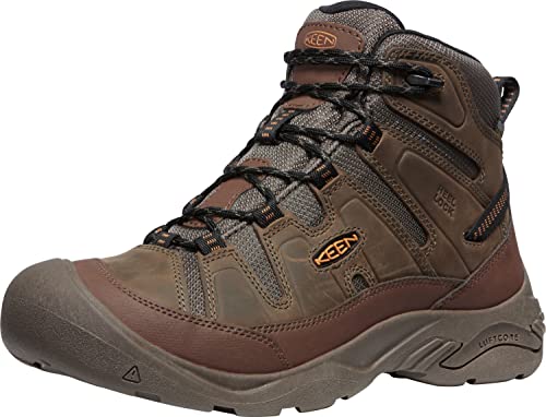 KEEN Herren Circadia Mid Waterproof Wanderstiefel, Canteen/Curry, 40 EU von KEEN