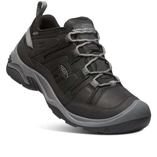 KEEN Herren Circadia Waterproof Wanderschuh, Black/Steel Grey, 40 EU von KEEN