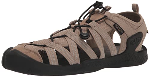 KEEN Herren Drift Creek H2 Sandalen, Timberwolf/Black, 41 EU von KEEN