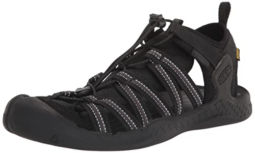 KEEN Herren Drift Creek H2 Sandalen, Black/Black, 40.5 EU von KEEN