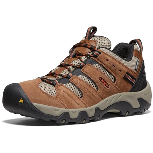 KEEN Herren Headout Waterproof Wanderschuhe, Bison/Fossil Orange, 45 EU KEEN Herren Headout Waterproof Wanderschuhe, Bison/Fossil Orange, 45 EU von KEEN