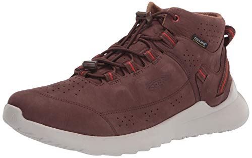 KEEN Herren Highland Chukka Mid Height Waterproof Sneaker, Kastanienbraun/Silber Birke, 43 EU von KEEN