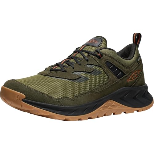 KEEN Herren Hightrail Waterproof Wanderschuhe, Winter Moss/Gold Flame, 44.5 EU KEEN Herren Hightrail Waterproof Wanderschuhe, Winter Moss/Gold Flame, 44.5 EU von KEEN