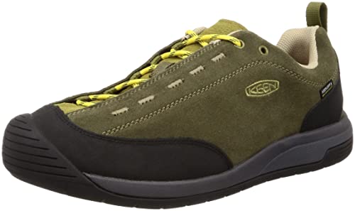 KEEN Herren Jasper 2 Waterproof Sneakers, Dark Olive/Olive Drab, 44.5 EU von KEEN