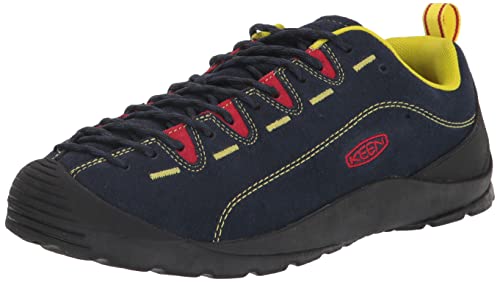 KEEN Herren Jasper Sneakers, Black Iris/Red Carpet, 42 EU von KEEN