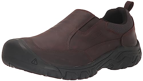 KEEN Herren M_Targhee Iii Slip On Wide Pantoletten, Dunkle Erde/Mulch, 40.5 EU Weit von KEEN