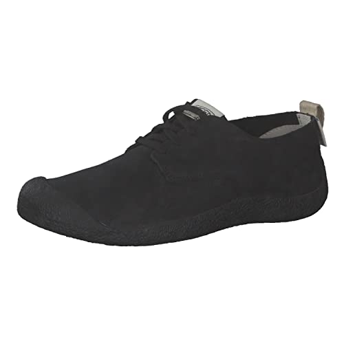 KEEN Herren Mosey Derby Leder Sneaker, Schwarz, 45 EU von KEEN