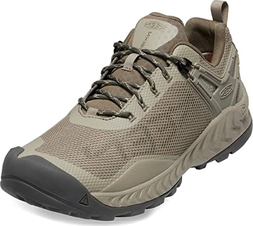 KEEN Herren NXIS Evo Waterproof Kein Absatz, Brindle/Canteen, 41 EU von KEEN