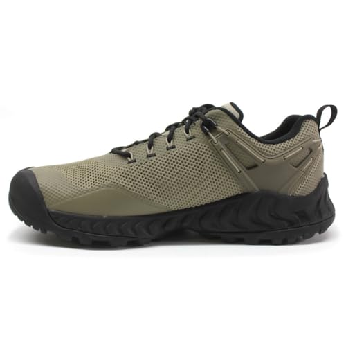 KEEN Herren NXIS Evo Waterproof Wanderschuh, Plaza Taupe/Citronelle, 40 EU von KEEN