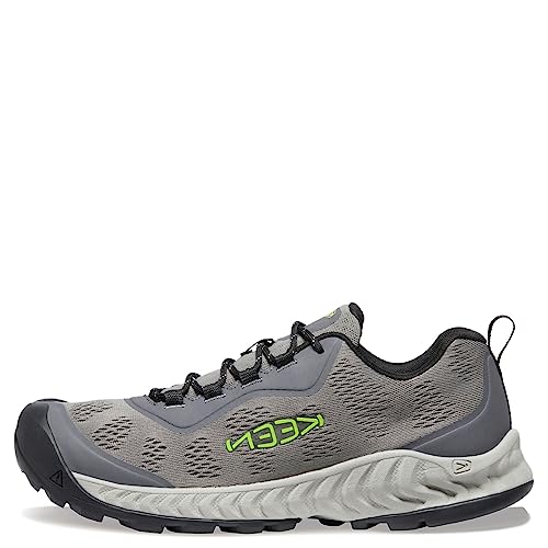 KEEN Herren Nxis Speed Low Height Vented Wanderschuhe, Stahlgrau/Nachtkerze, 44 EU von KEEN