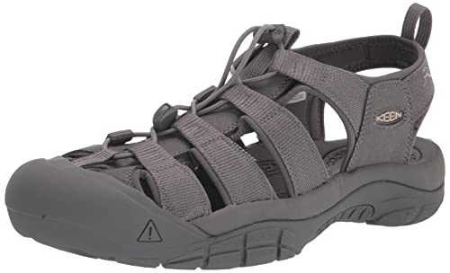 KEEN Herren Newport H2 Sandalen, Monochrome/Steel Grey, 42.5 EU von KEEN