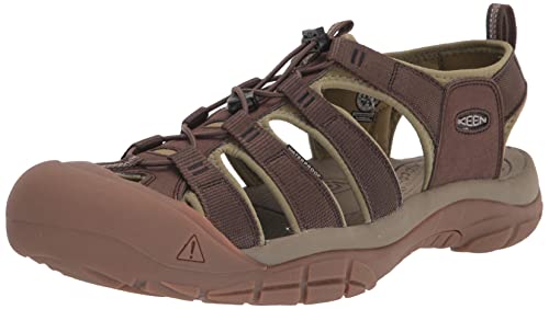 KEEN Herren Newport H2 Sandalen, Olive Drab/Canteen, 43 EU von KEEN