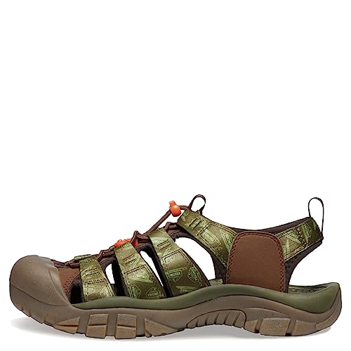 KEEN Herren Newport H2 geschlossene Zehen-Wassersandalen, Magnet/Kapuzinerkresse, 43 EU, Smokey Bear/Military Olive, 39.5 EU von KEEN