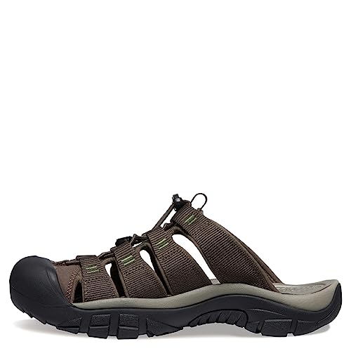 KEEN Herren Newport Schlupfschuh mit geschlossener Zehenpartie Pantoletten, Canteen Campsite, 44.5 EU von KEEN