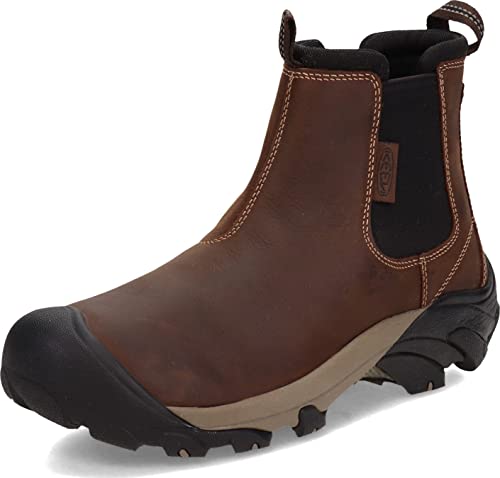 KEEN Herren Targhee 2 Chelsea-Stiefel, Veg Brown Black, 45 EU von KEEN