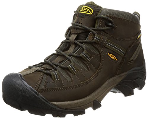 KEEN Herren Targhee 2 Mid Waterproof Wanderstiefel, Canteen/Dark Olive, 42.5 EU von KEEN