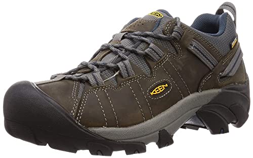 KEEN Herren Targhee 2 Waterproof Wanderschuh, Gargoyle/Midnight Navy von KEEN