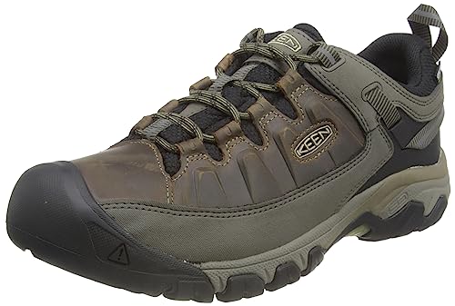 KEEN Targhee 3 Waterproof, Herren Trekkingschuhe, Braun (Bungee Cord/Schwarz), 48,5 EU von KEEN