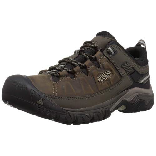 KEEN Targhee 3 Waterproof, Herren Trekkingschuhe, Braun (Bungee Cord/Schwarz), 48,5 EU von KEEN