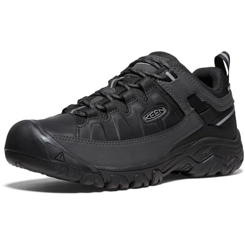 KEEN Targhee 3 Waterproof, Zapatos para Senderismo Hombre, Schwarz (Triple Black), 42 EU von KEEN