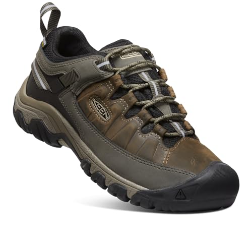 KEEN Targhee 3 Waterproof, Herren Trekkingschuhe, Braun (Bungee Cord/Schwarz), 40,5 EU von KEEN