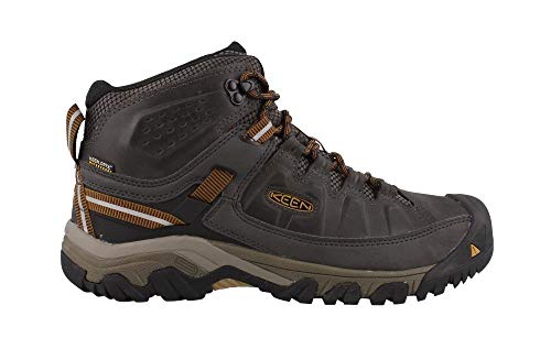 KEEN Herren Targhee 3 Mid Waterproof Wanderstiefel, Black Olive Golden Brown, 39.5 EU von KEEN