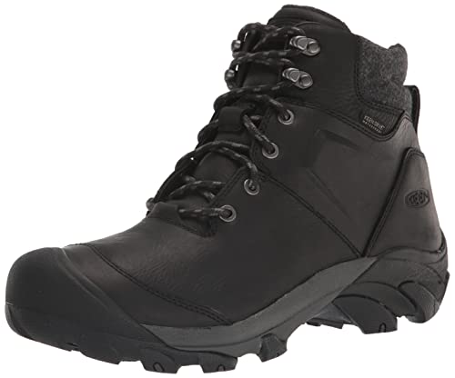 KEEN Herren Targhee Ii Winterstiefel Wp-m Wanderstiefel, Schwarz/Schwarz, 40 EU von KEEN