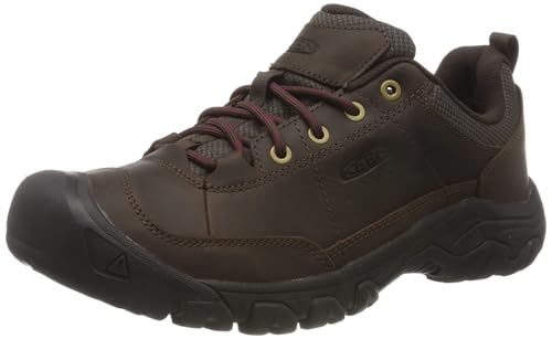 KEEN Herren Targhee 3 Oxford Wanderschuh, Dark Earth/Mulch, 39.5 EU von KEEN