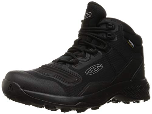 KEEN Herren Tempo Flex Mid Wp-m Wanderstiefel, 3 x Schwarz, 40 EU von KEEN
