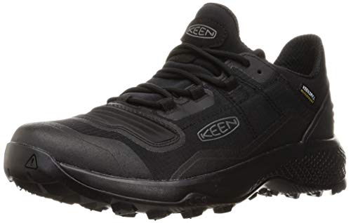 KEEN Herren Tempo Flex Wp Wanderschuh, Schwarz/Schwarz/Schwarz, 42.5 EU von KEEN