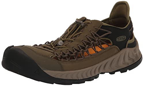 KEEN Herren Uneek Nxis Sneaker, Dark Olive Olive Drab, 43 EU von KEEN