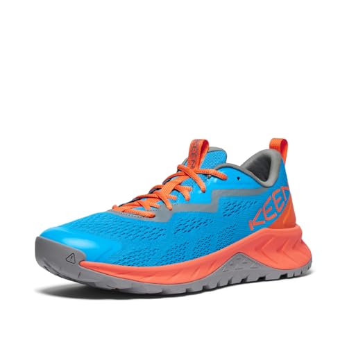 KEEN Herren Versacore Speed Wanderschuh, Blue Danube/Scarlet Ibis, 45 EU von KEEN