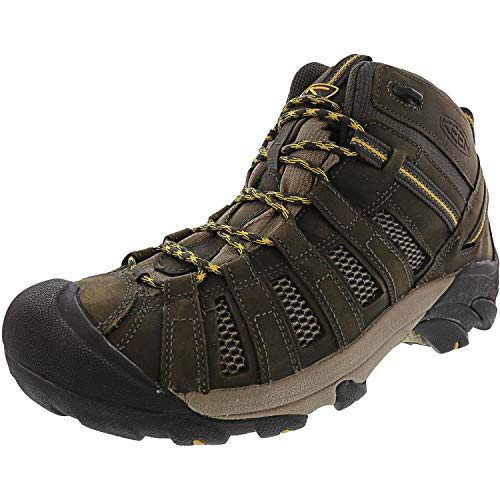 KEEN Herren Voyageur Mid Wanderstiefel, Rabe Tawny Olive, 48 EU von KEEN