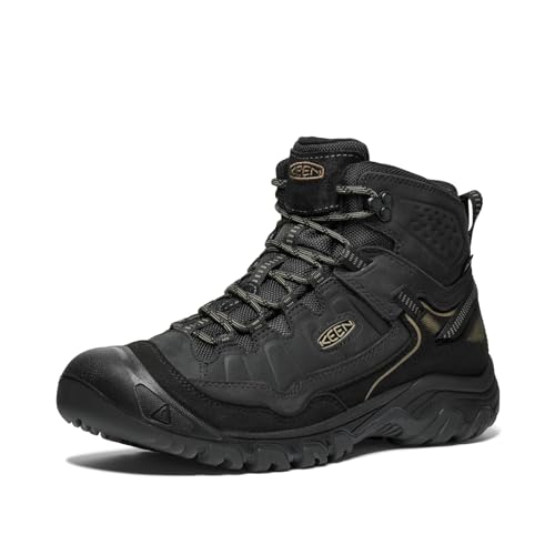KEEN Herren Wanderstiefel Stiefel Targhee IV Mid WP 1029825 Schwarz, Groesse:45 EU von KEEN