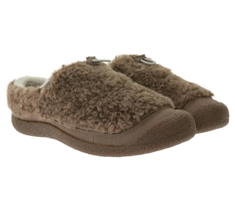 KEEN Howser III Slide Pantoletten für Damen mit Eco Odor Control Hüttenschuhe mit Water Repellency Pantoffeln 1029435 Braun KEEN Howser III Slide Pantoletten für Damen mit Eco Odor Control Hüttenschuhe mit Water Repellency Pantoffeln 1029435 Braun von KEEN