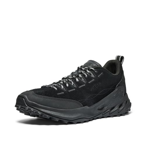 KEEN Jasper Zionic Herren-Wanderschuhe, strapazierfähiges Profil, Wildleder, Kletter-Ansatz-Stil, Schwarz/Legierung, 46 EU KEEN Jasper Zionic Herren-Wanderschuhe, strapazierfähiges Profil, Wildleder, Kletter-Ansatz-Stil, Schwarz/Legierung, 46 EU von KEEN