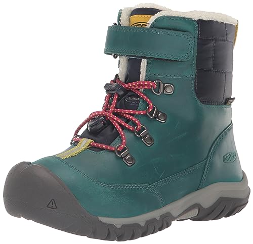 KEEN Kanibou Waterproof Schneestiefel, Deep Lagoon/Jazzy, 27 EU von KEEN