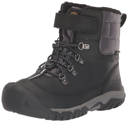 KEEN Kanibou Waterproof Schneestiefel, Black/Magnet, 39 EU von KEEN