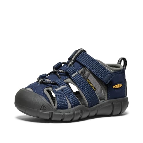 KEEN Unisex-Kinder Seacamp 2 CNX Geschlossene Zehensandalen, Naval Academy/Drizzle, 5 Toddler von KEEN