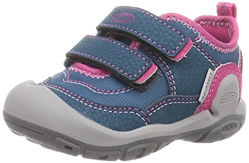 KEEN Knotch Hollow DS Sneakers, Blue Coral/Pink Peacock, 30 EU von KEEN