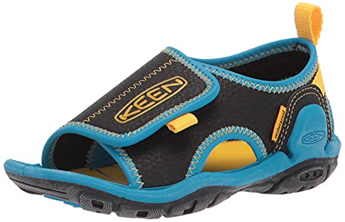 KEEN Knotch River OT, Sandale, Black/Vivid Blue, von KEEN