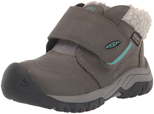 KEEN Kootenay 4 Mid Waterproof Stiefelette, Stahlgraues Porzellan, 24 EU von KEEN