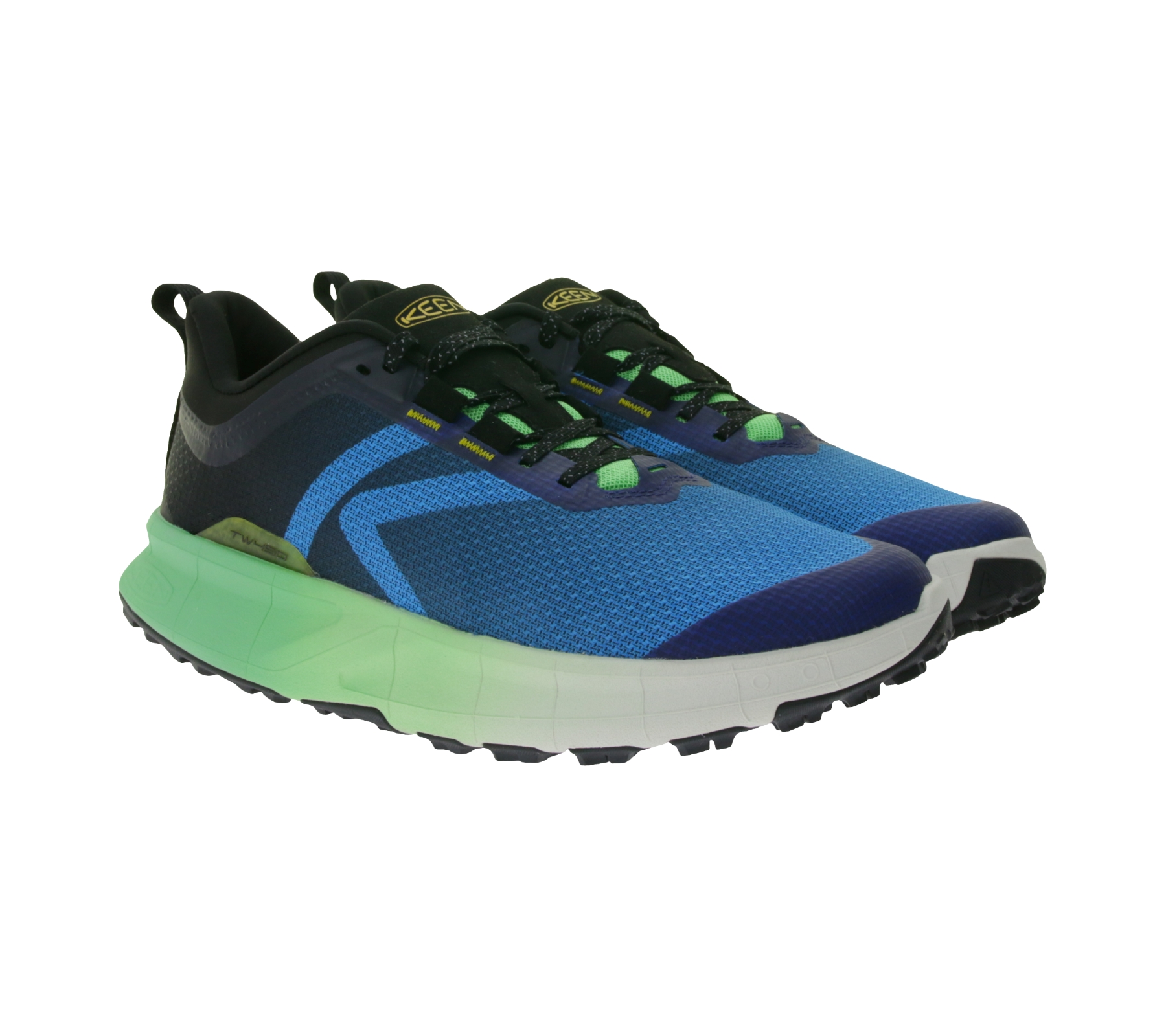 KEEN M 450 Dirt Herren Walking-Sneaker mit KEEN.CURVE-Technologie Wander-Schuhe 1029759 Blau/Grün/Schwarz KEEN M 450 Dirt Herren Walking-Sneaker mit KEEN.CURVE-Technologie Wander-Schuhe 1029759 Blau/Grün/Schwarz von KEEN