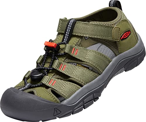 KEEN Newport H2 Sandalen, Olive Drab/Orange, 29 EU von KEEN