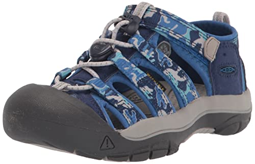 KEEN Newport H2 Sandalen, Camo/Bright Cobalt, 29 EU von KEEN