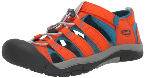 KEEN Newport H2 Sandalen, Safety Orange/Fjord Blue, 24 EU von KEEN