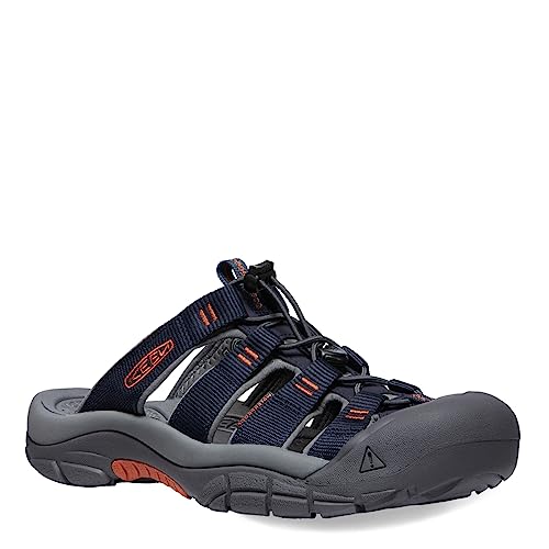 KEEN Newport Herren-Sandalen mit geschlossenem Zehenbereich, Sky Captain/Bombay Brown, 42.5 EU von KEEN