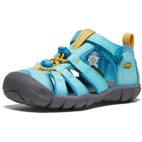 KEEN Seacamp 2 Cnx Unisex Kinder Sandalen , Blau Ipanema Fjord Blue, 25/26 EU von KEEN
