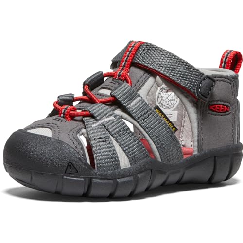 KEEN Seacamp 2 Cnx Unisex Kinder Sandalen , Grau Magnet Drizzle, 27/28 EU von KEEN