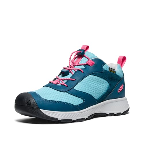 KEEN Skua Wasserdicht Sneakers, Reef Waters/Rouge Red, 38 EU von KEEN